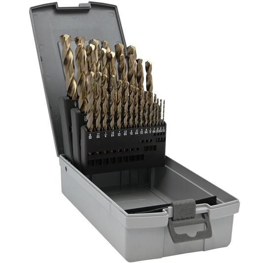 Cobalt Drill Bit Set - 29 Pieces