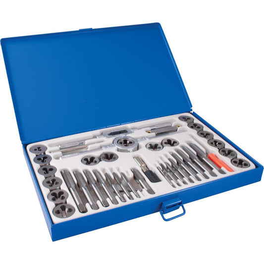 SAE Tap and Die Set - 40 Pieces Alloy Steel