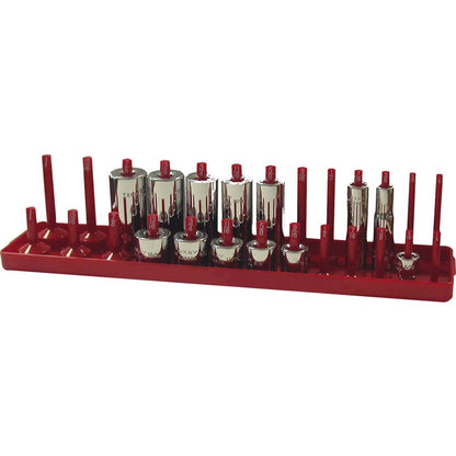 Organisateur de douilles 1/4" - Métrique