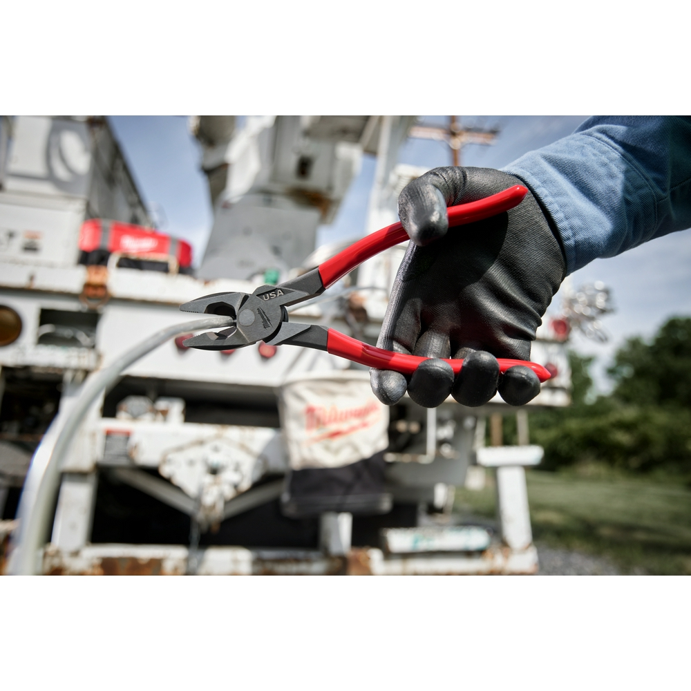 9" Lineman's Dipped Grip Pliers
