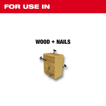 6" 5 TPI Ax Sawzall Blade For Wood With Nails