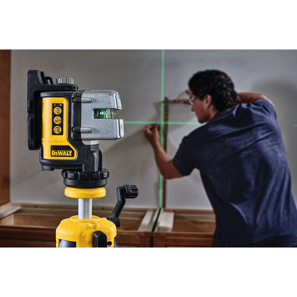 DEWALT Laser Level Multi-Line Green 30-Foot Range
