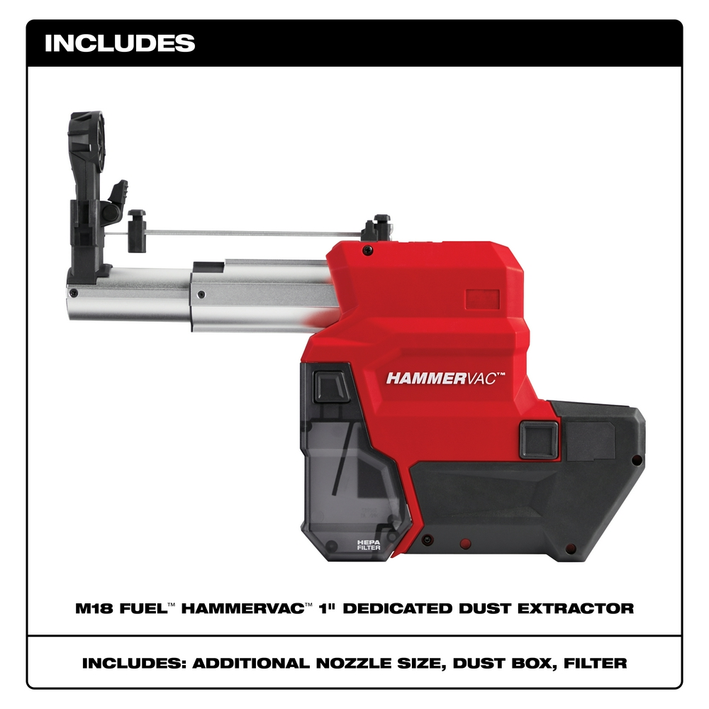 M18 FUEL™ HAMMERVAC™ 1" Dedicated Dust Extractor
