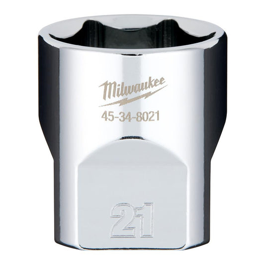 3/8 in. Drive 21mm  Standard Socket