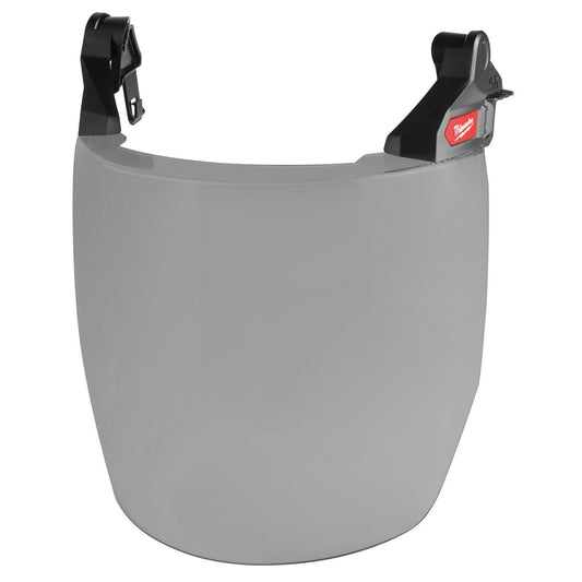 Bolt™ Full Face Shield - Gray Dual Coat Lens Compatible With Safety Helmet [no Brim]