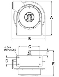 L4545 123 3A 12/3 45 Ft Premium Duty Single Receptacle Power Cord Reel