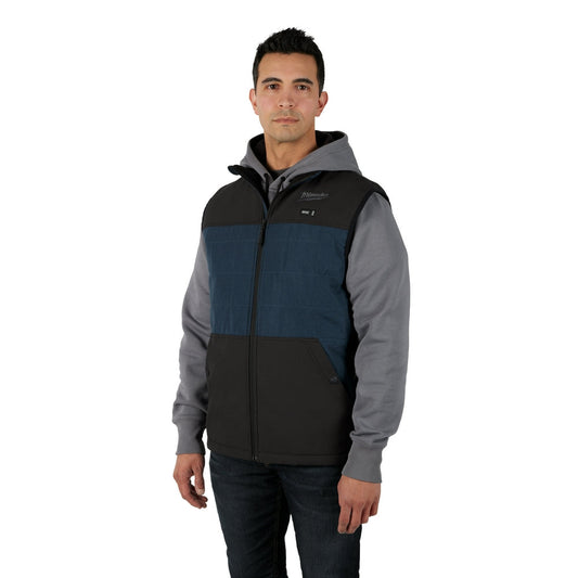 M12™ Heated Axis™ Vest Only, Blue, Sz: 3X