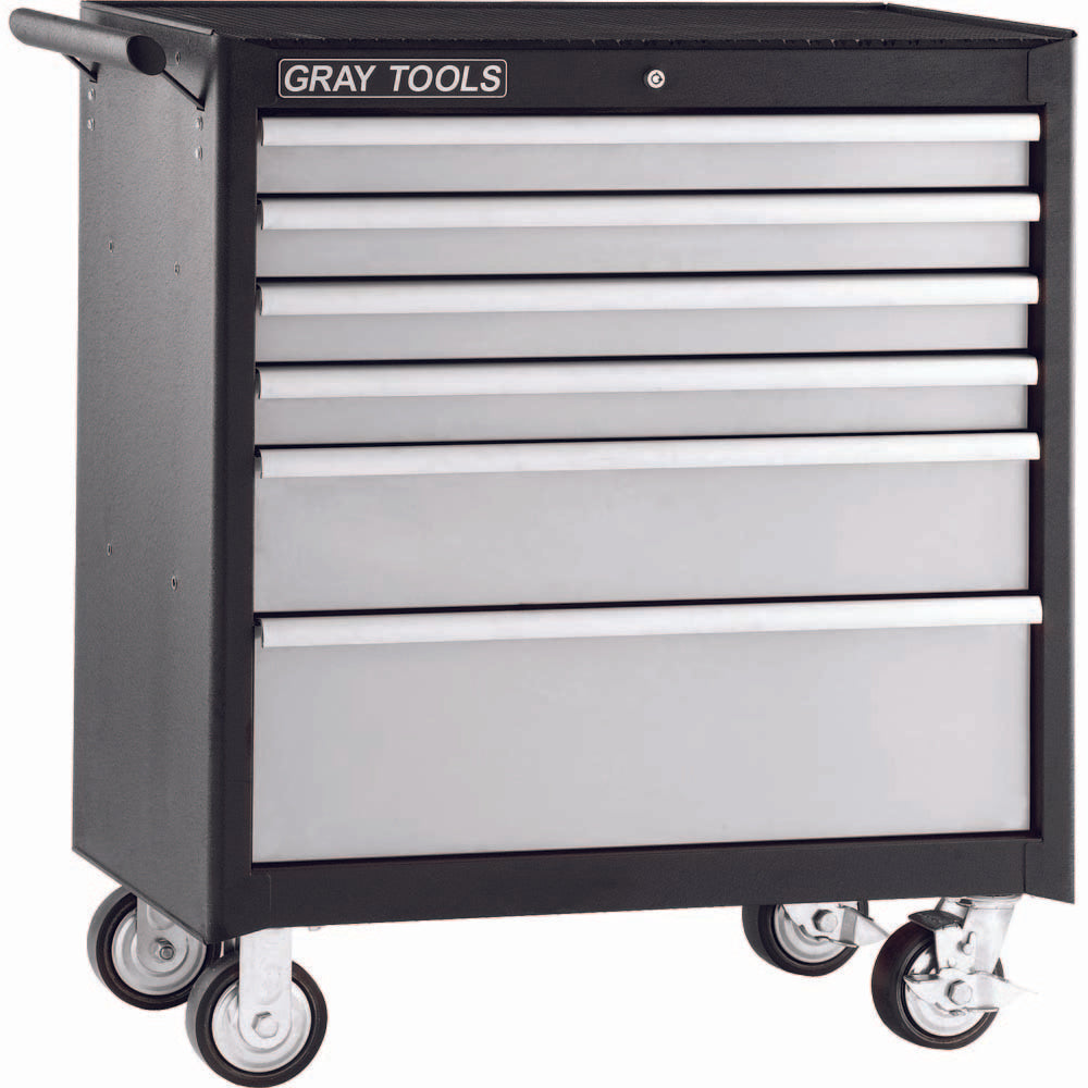 Roller Cabinet - 6 Drawers with Ball Bearing Safety Latch