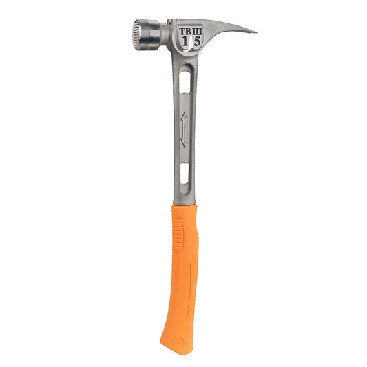 Stiletto® 15 oz Ti-bone Iii Titanium Hammer With Milled Face And Curved Handle - Special Edition