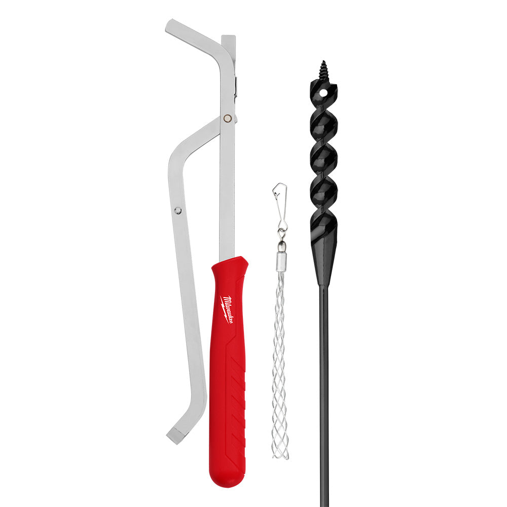9/16” x 54" Flexible Cable Auger Bit 3pc Set