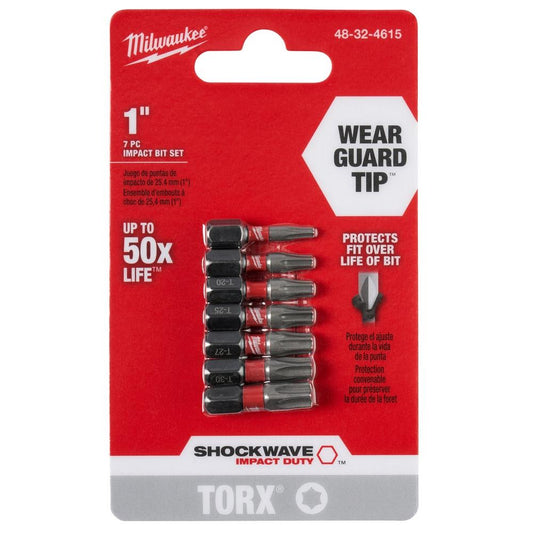 7 Pc. Torx Insert Bit Set