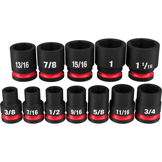 Shockwave™ 12pc Impact Duty™ 1/2" Drive Sae Standard 6 Point Socket Set