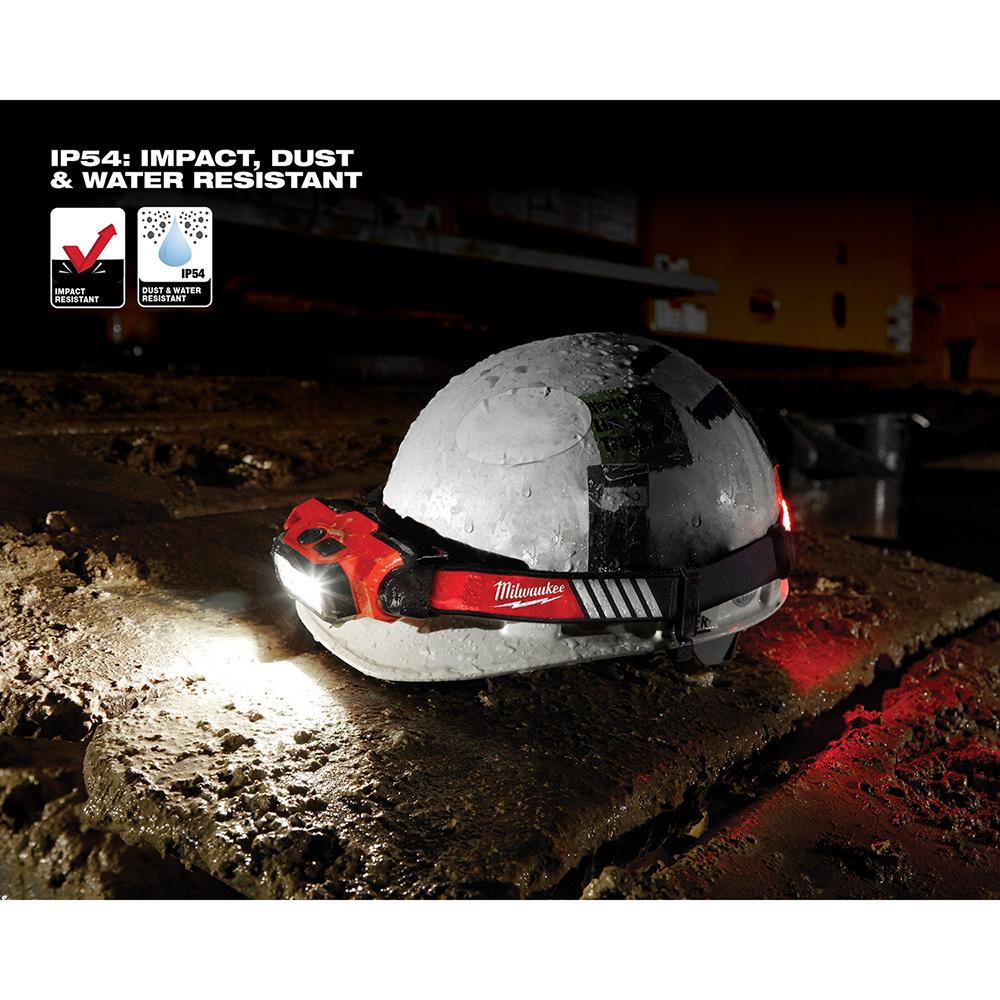 Milwaukee® USB rechargeable BEACON hard hat