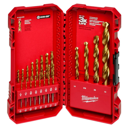 Thunderbolt® Titanium Drill Bit Set – 20pc