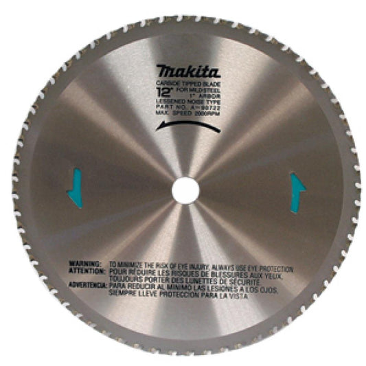 Lame CT 12" 78T 1" pour acier à métaux fins (lames de scie à tronçonner)