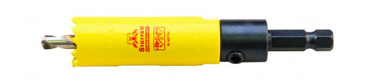 HSS Bi-Metal Deep Cut Hole Saw with Arbor, 7/8" (22mm)