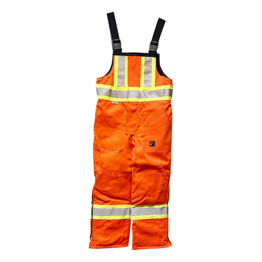 Viking® Firewall FR® Striped Insulated Overalls, Orange, Cotton and Nylon, XL