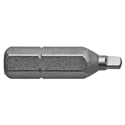 1/4'' Square Recess #0 Hex Insert Bits