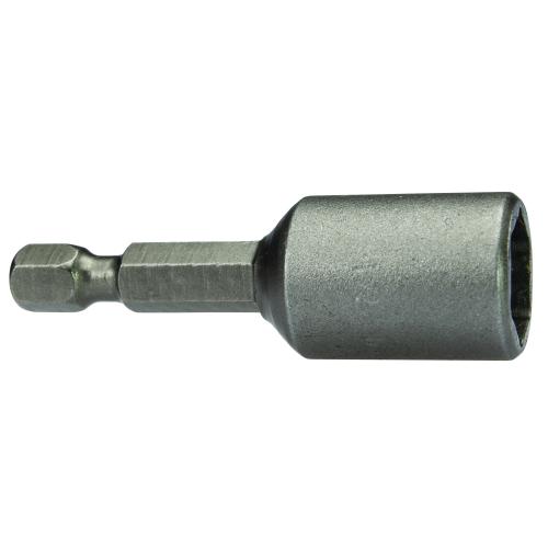 1/4'' 6-Point Power Drive Nutsetter, SAE, For Sheet Metal Screws, Magnetic, 3/8'' Hex