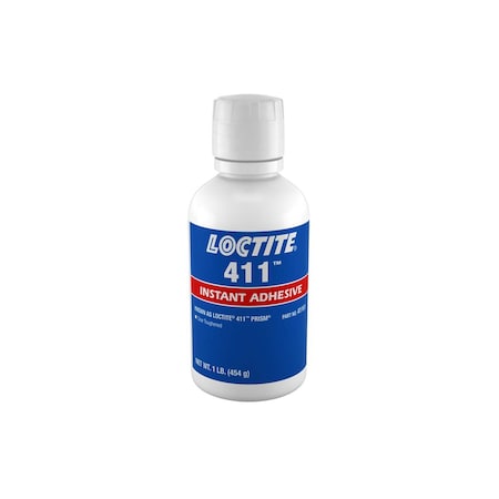 LOCTITE® 411, General Purpose Instant Adhesive, White, 454 g Bottle