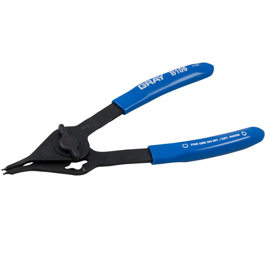 6-Inch Convertible Snap Ring Plier, Internal/External with Straight .038-Inch Fixed Tip