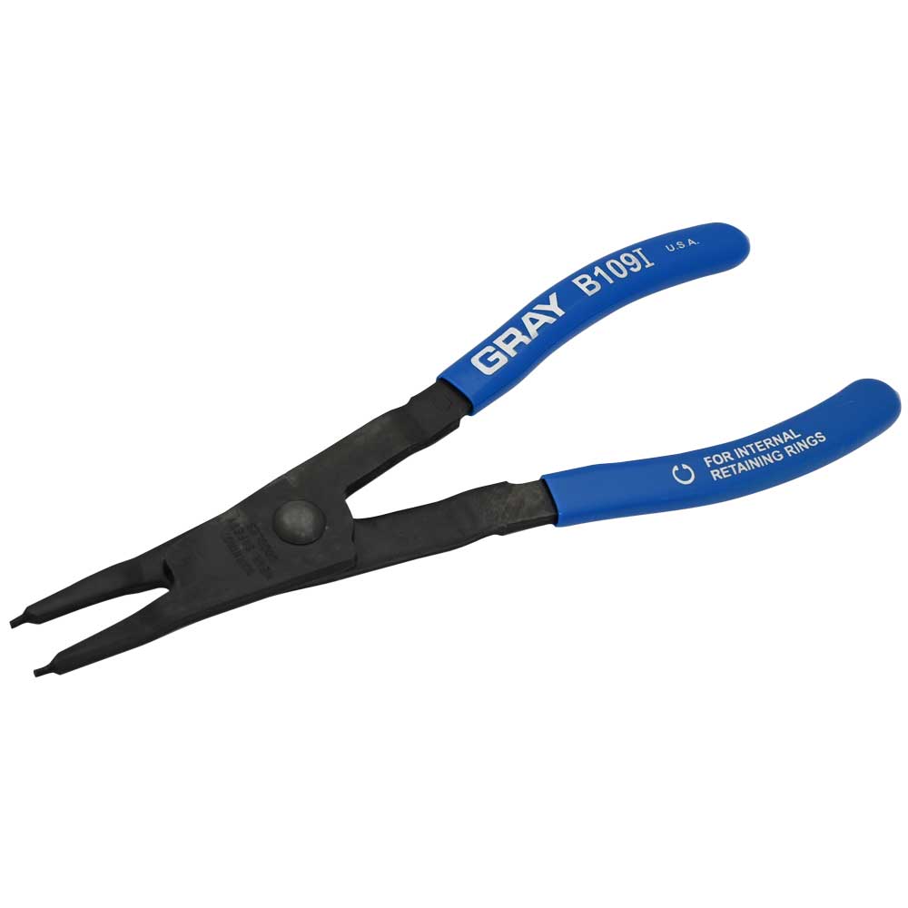 0-Degree Fixed Tip Snap Ring Plier for Internal/External Use