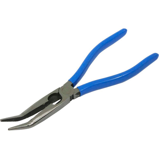Plier - Needle Nose Bent 40 Degree Cut 8"