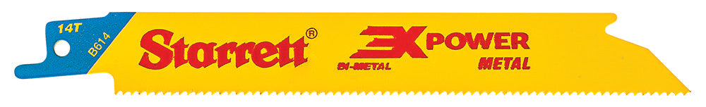 Lames alternatives bimétalliques 3X Power - 6" x 14 TPI - Paquet de 5