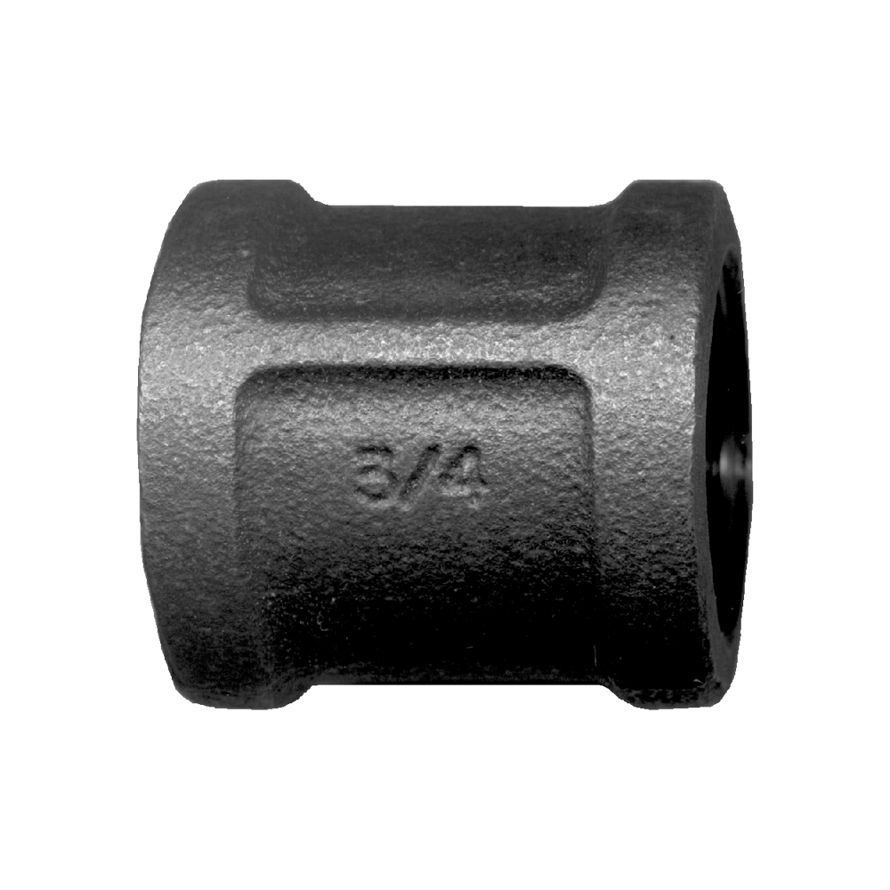 Female Coupling, Iron, 1/4 FPT