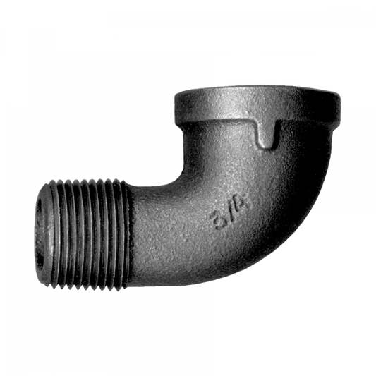 90° Street Elbow, Iron, 2 MPT x 2 FPT