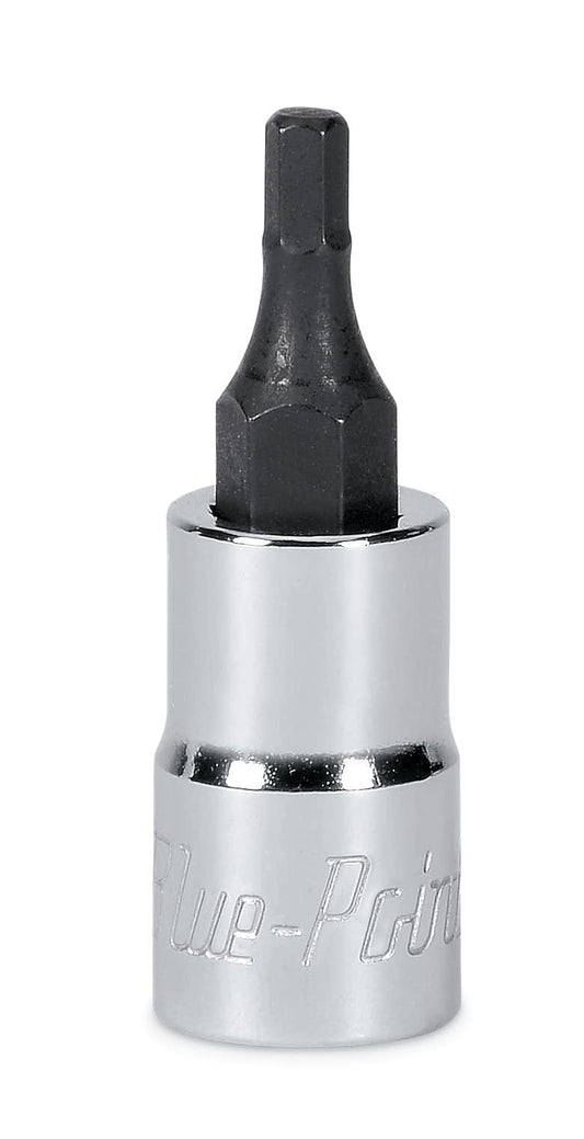1/4" Drive Metric 3 mm Stubby Hex Socket Driver