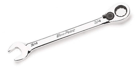 1" 12-Point SAE 15° Offset Ratcheting Box/ Open-End Wrench