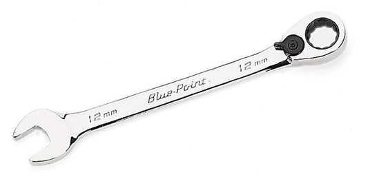 12 mm 12-Point Metric 15° Offset Ratcheting Combination Wrench