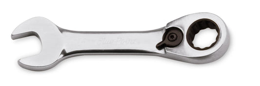 14 mm 12-Point Metric 15° Offset Short Ratcheting Combination Wrench