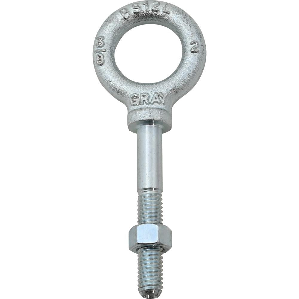 Boulon à oeil à tige longue - 3/8" x 4-21/32" avec écrou hexagonal