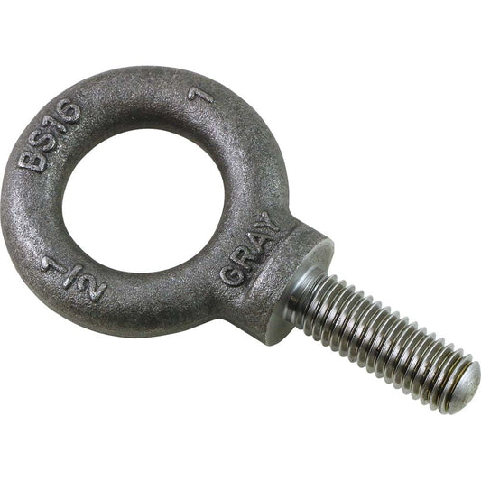 1/2"-13 Shoulder Pattern Eye Bolt with 1-1/2 Inch Shank