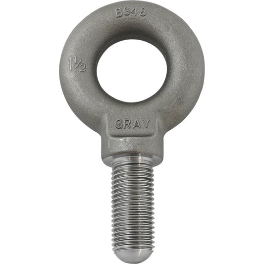 1-1/2"-6 Shoulder Pattern Eye Bolt with 3-1/2 Inch Shank