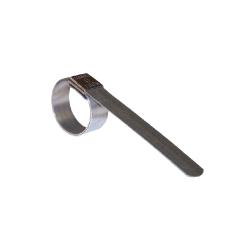 Hose Clamp Wrapped Double 3-1/2", Steel, 5/8" Wide