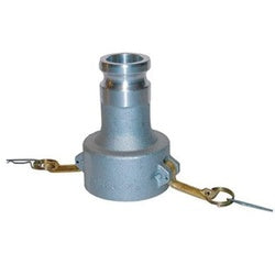 Buchanan Rubber DA-5040-A réducteur raccord/adaptateur cam et groove, 5 po raccord femelle x 4 po adaptateur mâle, aluminium