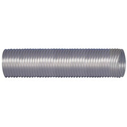 BUCHANAN RUBBER Durathane LD/UFD Series DURLD-500 Light-Duty Ducting Hose, 25 ft L, 16 psi, Clear