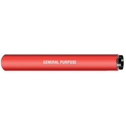 BUCHANAN RUBBER GP-025-250 General Purpose Hose, 300 ft L, 250 psi, Rubber Tube, Red