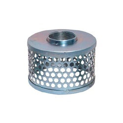 Strainer Hole Round 6" FIP Steel 5.51 LB