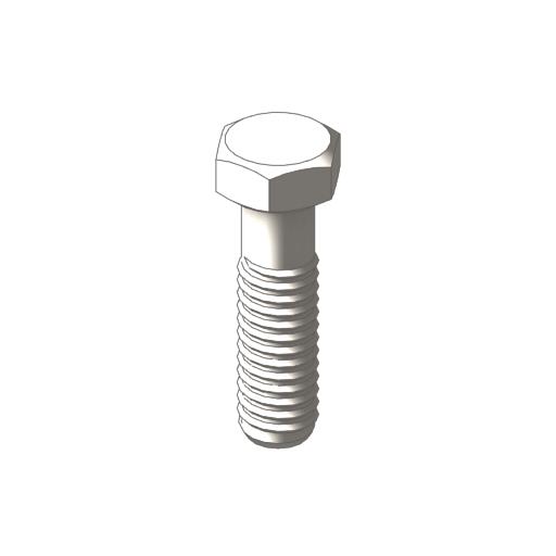 Hex head bolt 5/8-11 x 2" GR7 Titanium