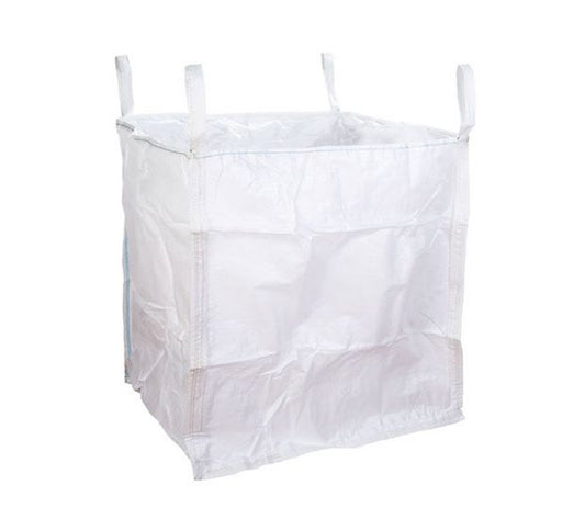 Bulk Bag, White, Polypropylene, 36’’ x 36’’ x 36’’
