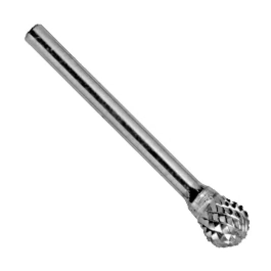Fraise sphérique S/C SD-3 L6, double coupe, diamètre 3/8"