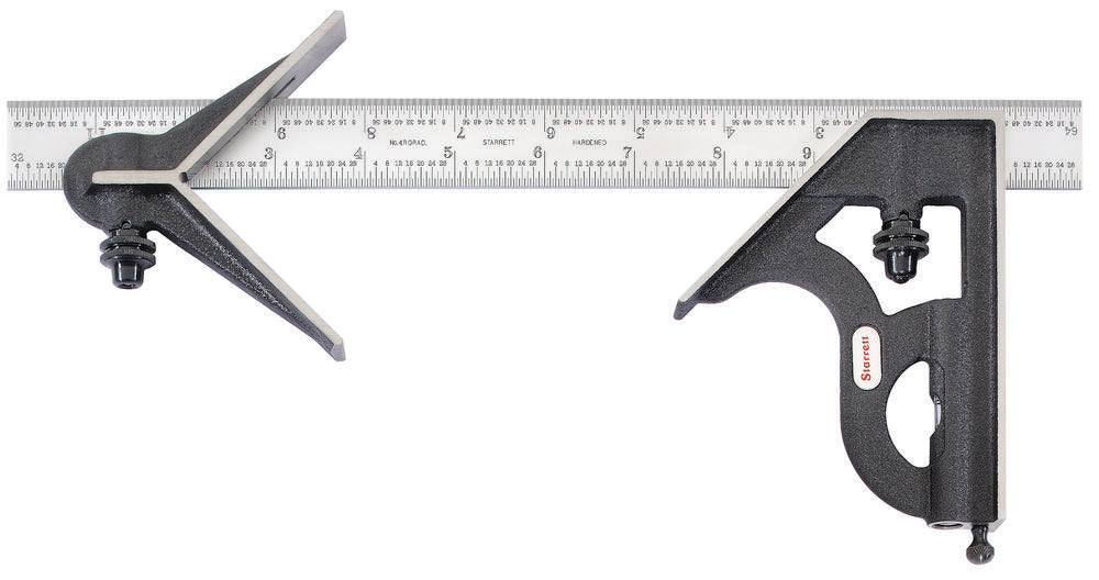 Équerre combinée en acier 18" 4R Grads Tête en acier forgé