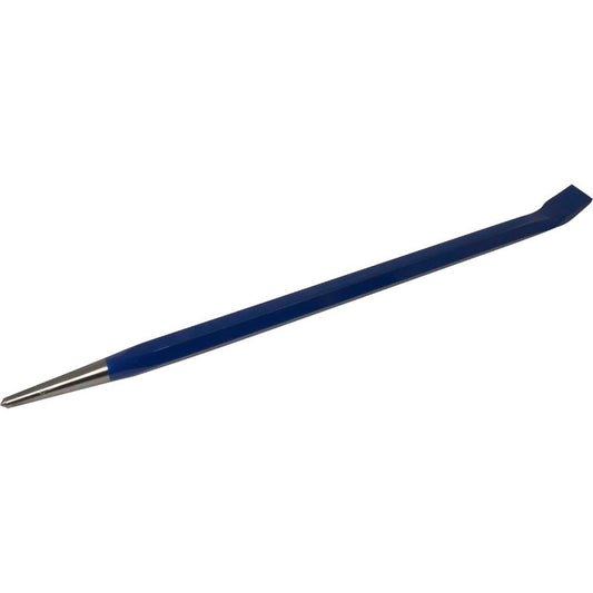 20" Pinch Bar, 3/4" Hexagon Shank, Royal Blue Paint Finish