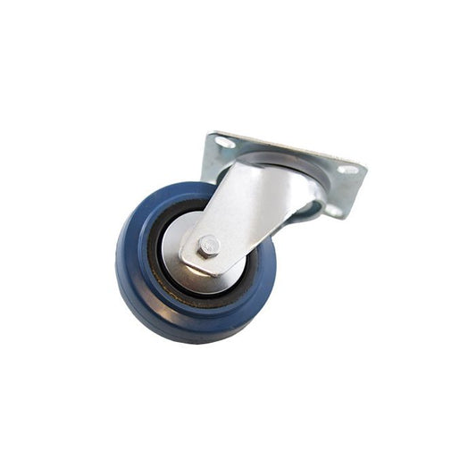 4" Blue Swivel Wheel