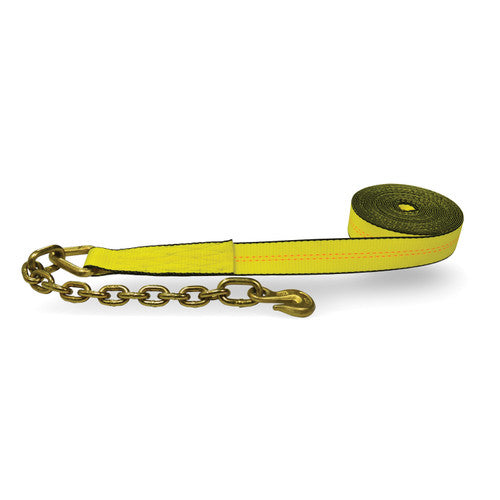 Ensemble de chaîne de sangle de treuil 3/8" 3" X 30'