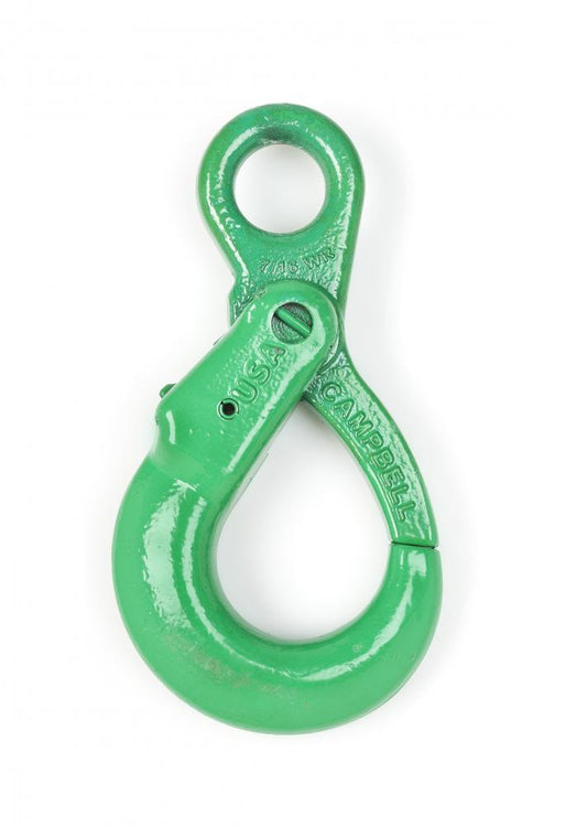 Self Locking Hook,1/2",Eye,Gr 100